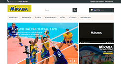 Desktop Screenshot of mikasamexico.com