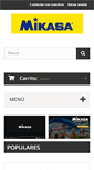 Mobile Screenshot of mikasamexico.com