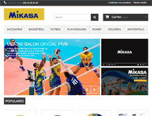 Tablet Screenshot of mikasamexico.com
